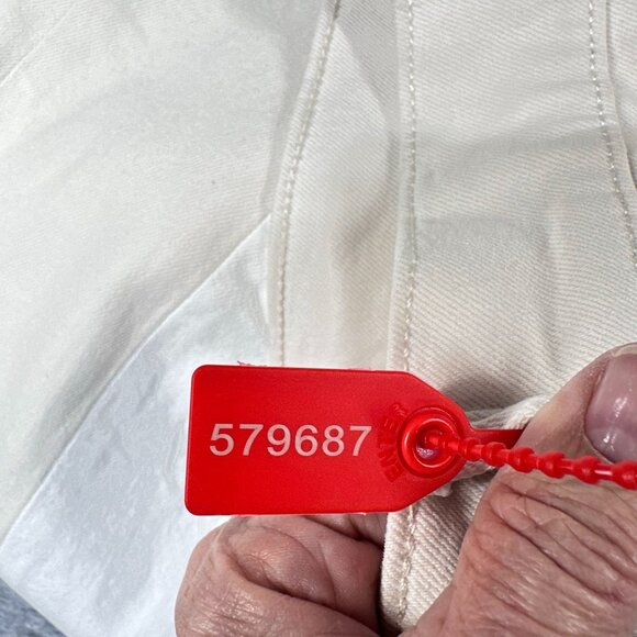 NWT DL1961 Patti Womens Jeans size 34 Straight High Rise Vintage Jeans 34 Beige - Picture 15 of 15